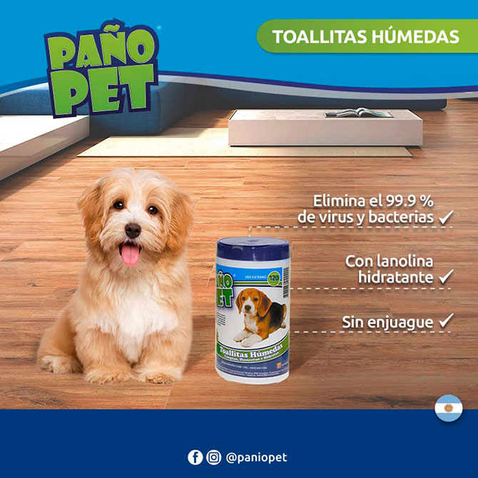 Toallitas húmedas Pañopet